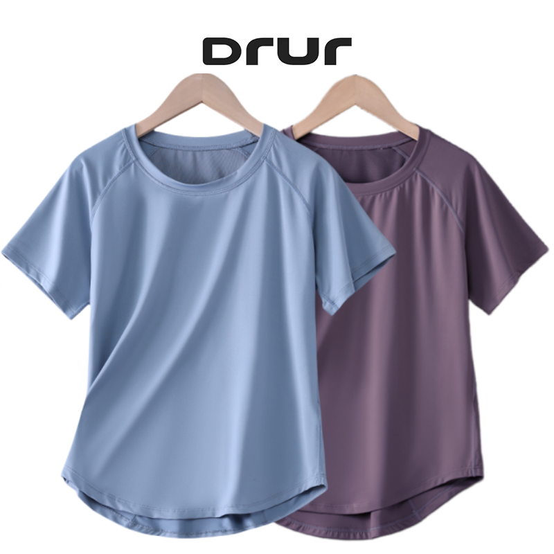 Compression Shirt Workout - DRUR женская спортивная футболка с коротким