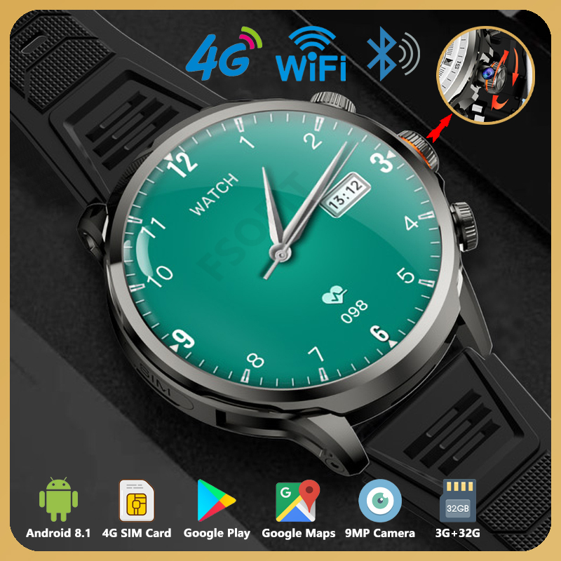 Men'S Fashion App - Смарт-часы с сетью 4G Android 180