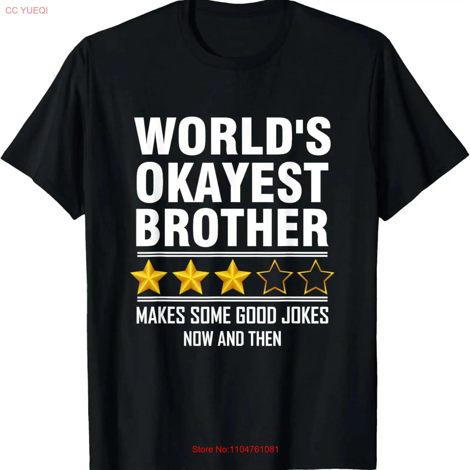 Men'S Fashion Reviews - Футболка с надписью «World Okayest Brother