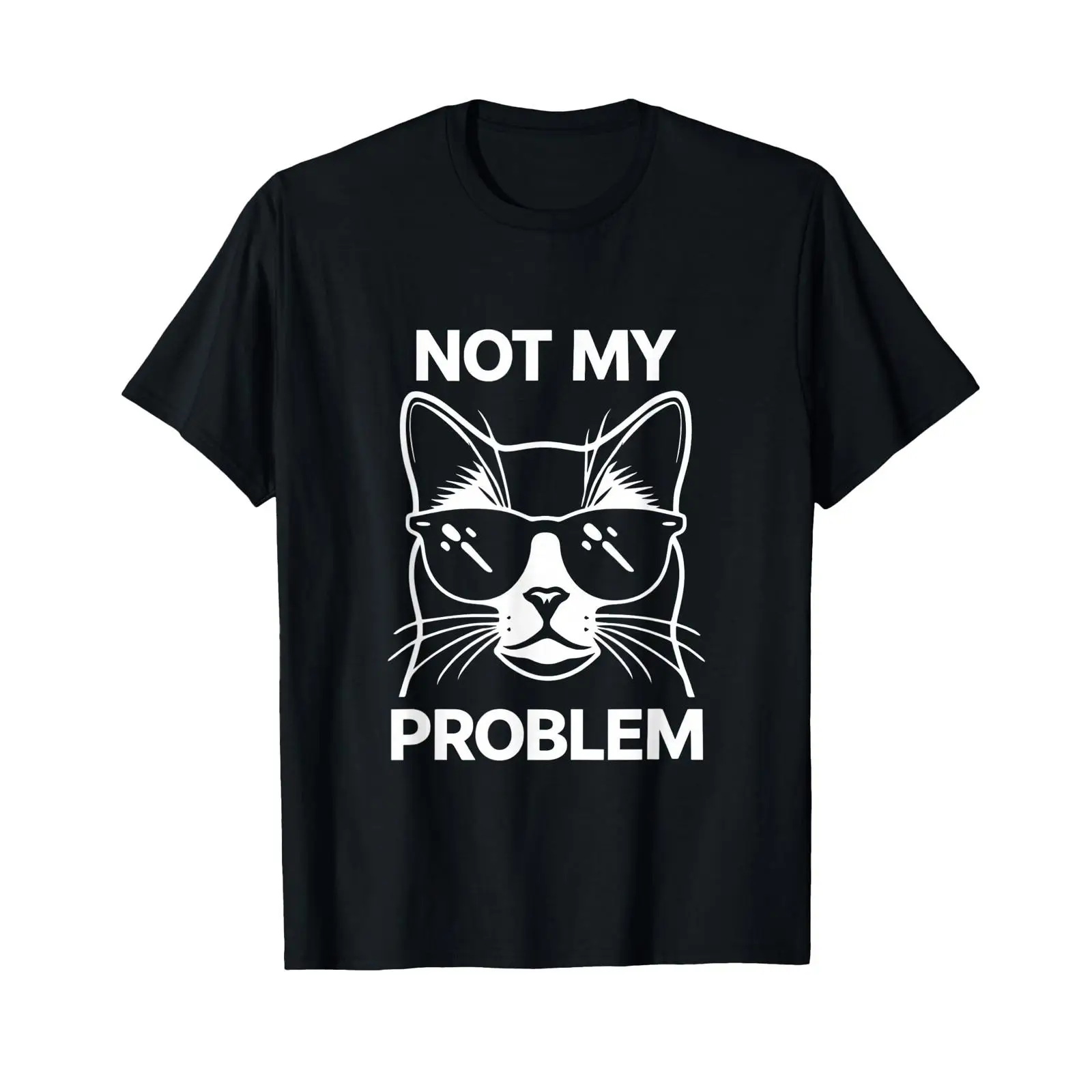 Men'S Fashion Quotes - Футболка с иллюстрацией кота и забавной