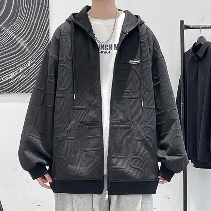 Men'S Fashion Deals - Весенне-осенние толстовки для мужчин, однотонные, черные,