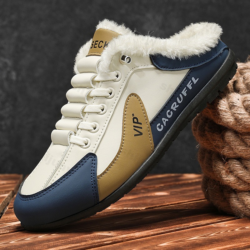 Mens Fashion Winter 2025 - Мужские тапочки 2025, зимние теплые плюшевые