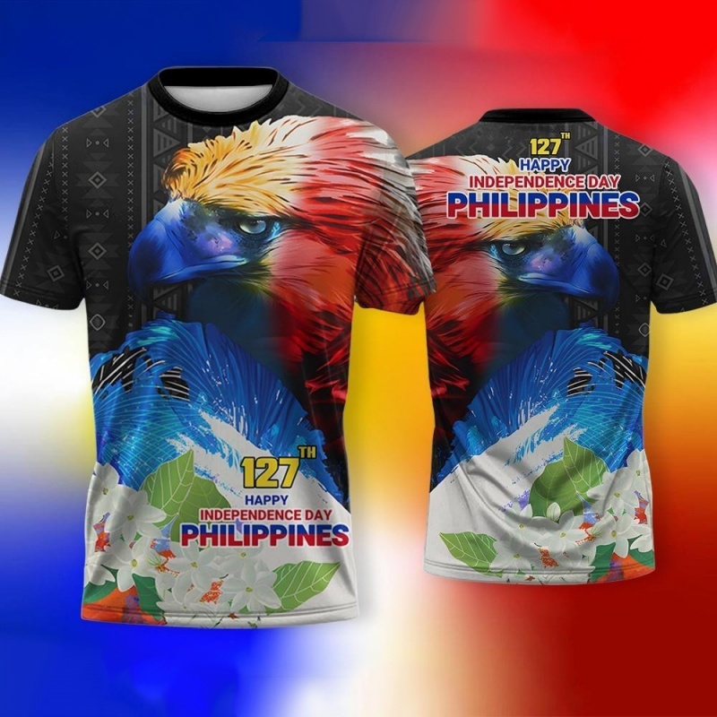 Men'S Fashion Philippines - Футболка с 3D-принтом ко Дню независимости