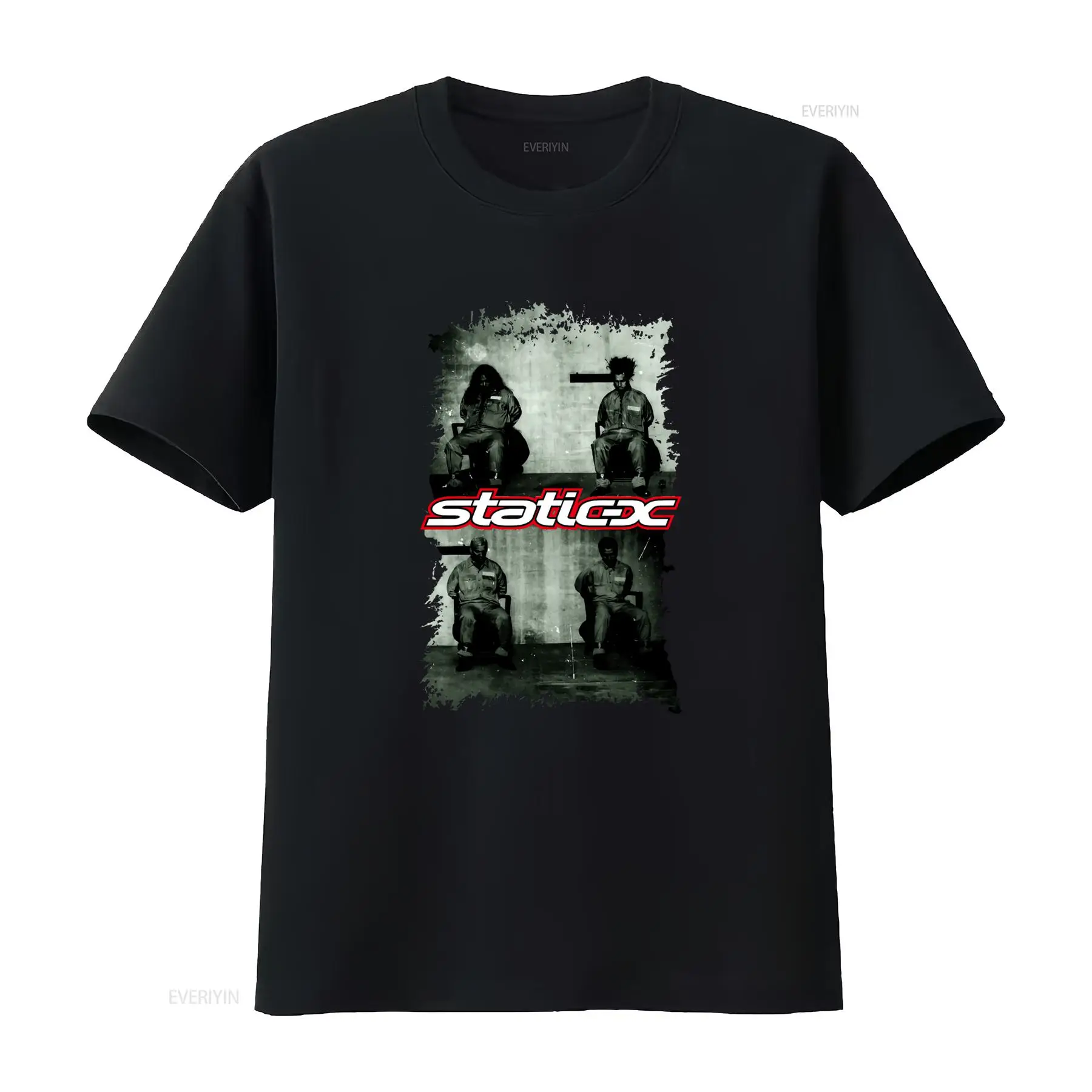 Men'S Fashion X - Футболка Static X, все размеры от
