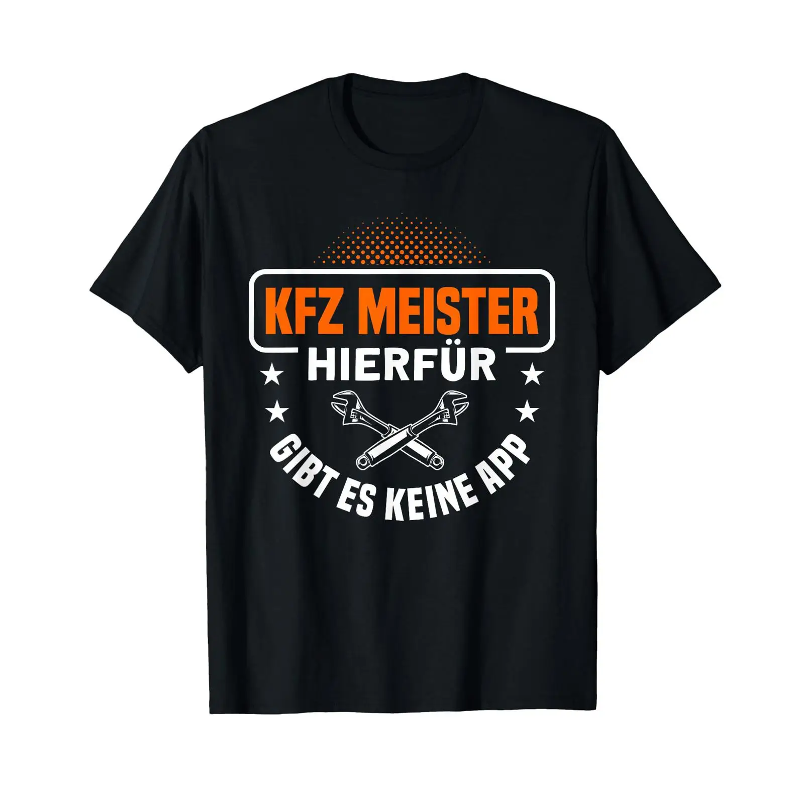 Men'S Fashion App - Футболка с немецким текстом «KFZ Meister