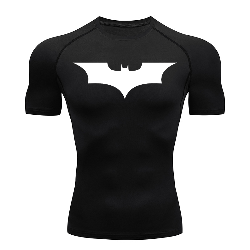 Compression Shirt Workout - Компрессионные рубашки с принтом летучей мыши
