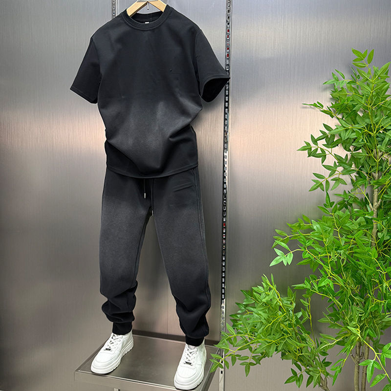 Men'S Fashion Pants 2025 - Летний модный повседневный комплект 2025: топ