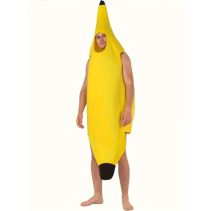 Mens Fashion Jumpsuit - Легкий костюм банана, дышащий летний наряд,