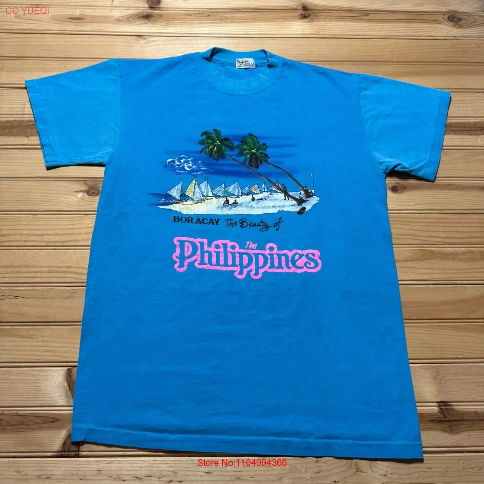 Men'S Fashion Philippines - Винтажная футболка 80-х годов с изображением