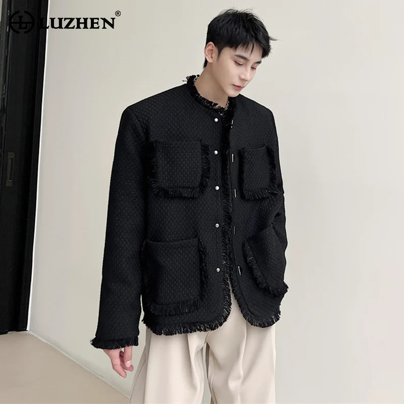 Men'S Fashion Reviews - LUZHEN оригинальные карманы элегантный дизайн Burr
