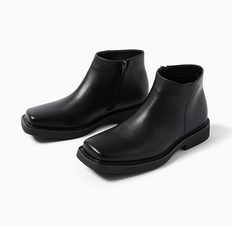 Черная новая модная мужская по – обзор и цена Mens Fashion Dress Shoes