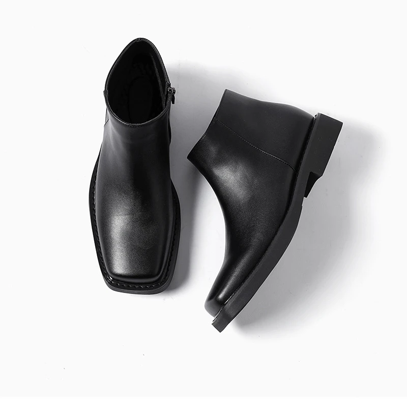 Черная новая модная мужская по – обзор и цена Mens Fashion Dress Shoes