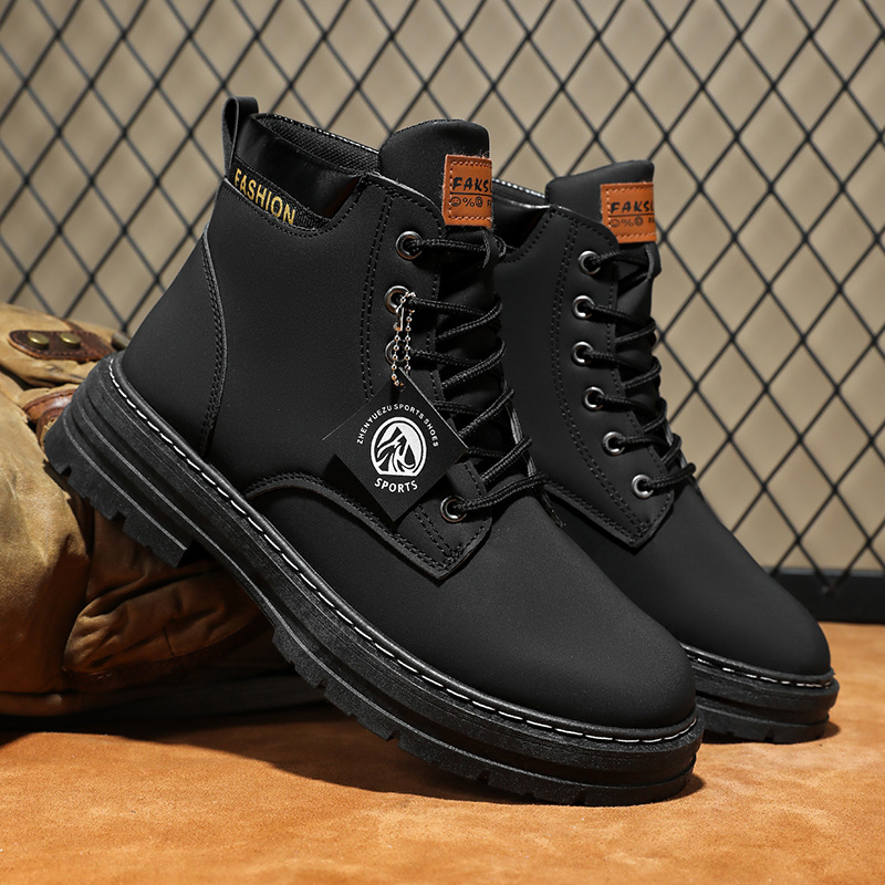 Мужские высокие ботинки 2024,  – обзор и цена Mens Fashion Winter 2025