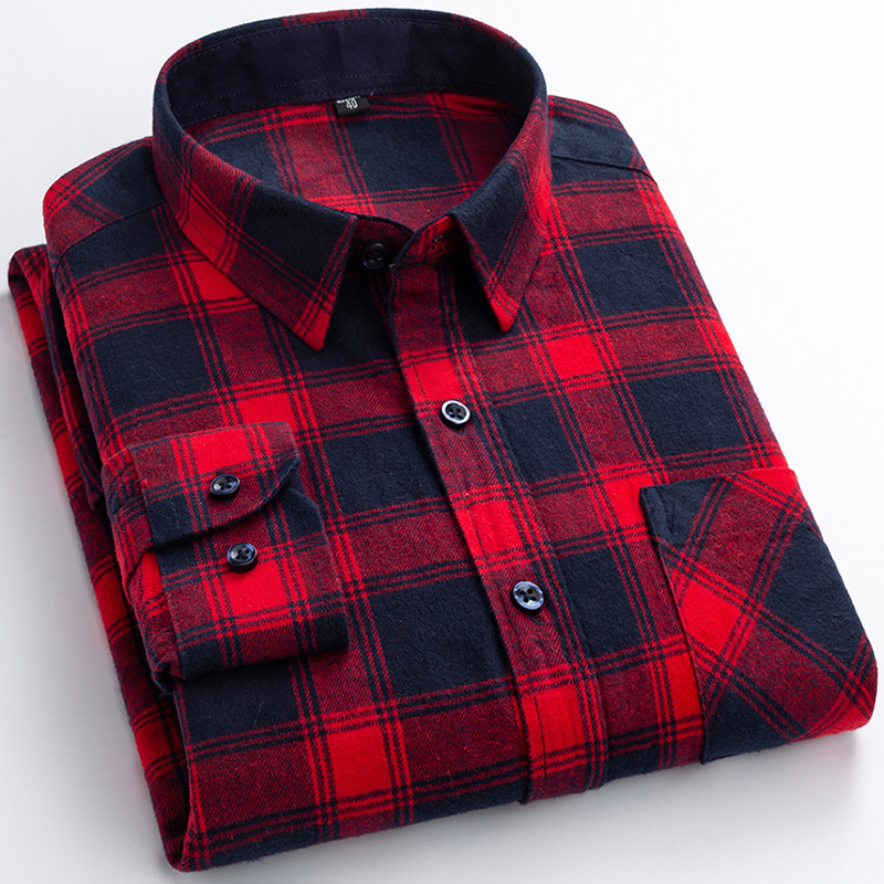 Новые фланелевые клетчатые руб – обзор и цена Dress Shirt Non-Iron