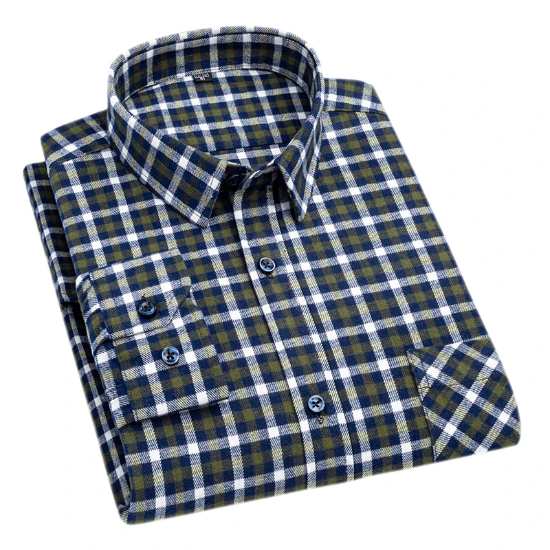 Новые фланелевые клетчатые руб – обзор и цена Dress Shirt Non-Iron