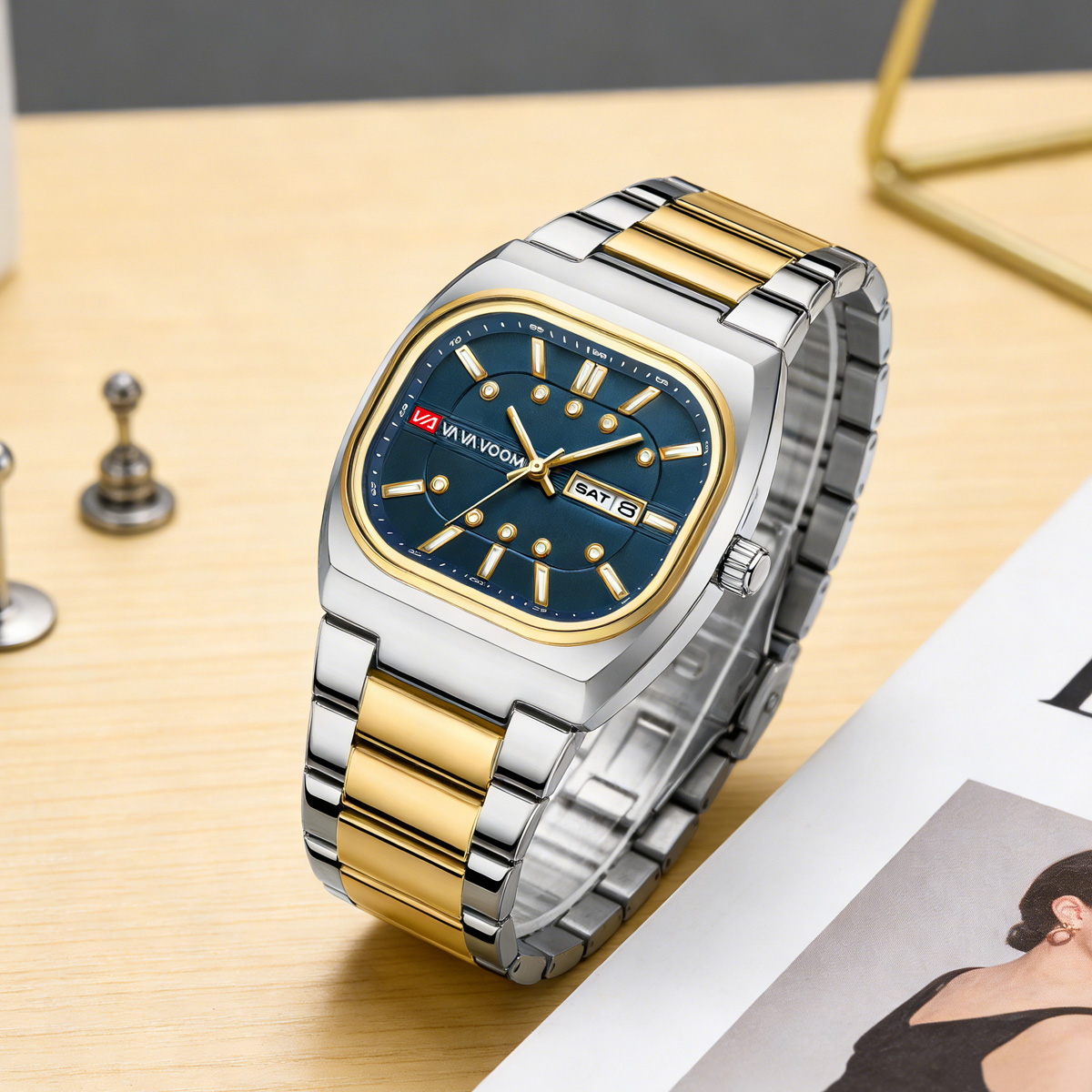 Квадратные новые уникальные ст – обзор и цена Mens Fashion Watch