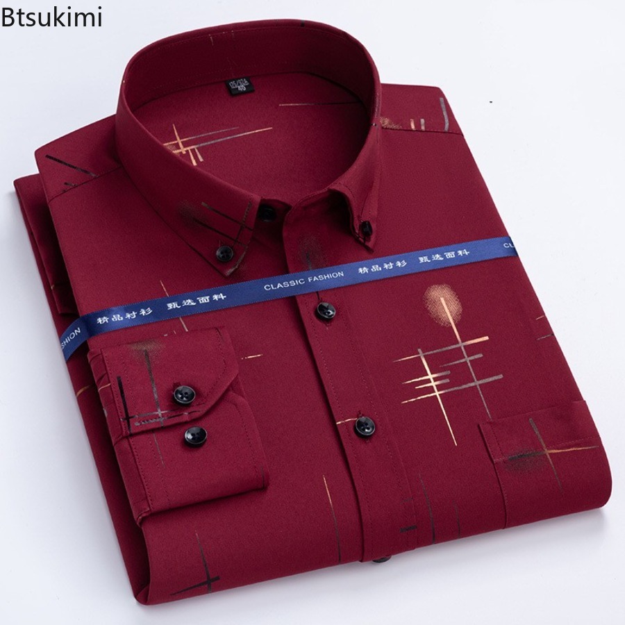 Новинка! Хит продаж! Мужские к – обзор и цена Dress Shirt Non-Iron