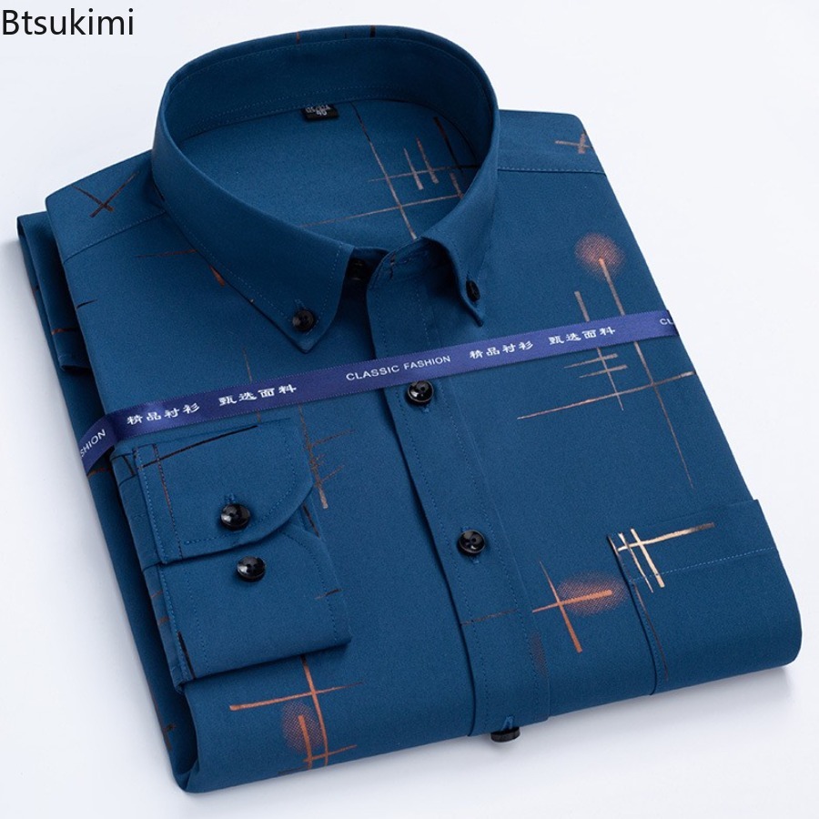 Новинка! Хит продаж! Мужские к – обзор и цена Dress Shirt Non-Iron