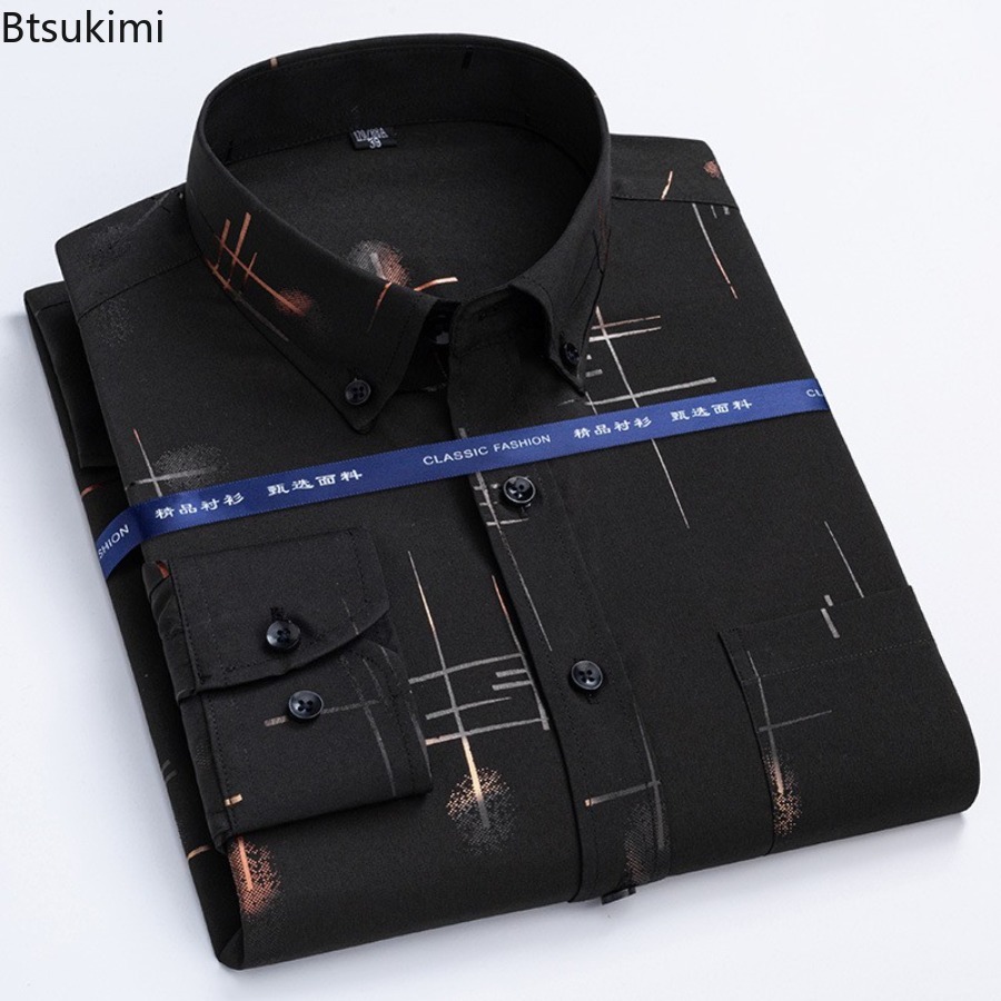 Новинка! Хит продаж! Мужские к – обзор и цена Dress Shirt Non-Iron