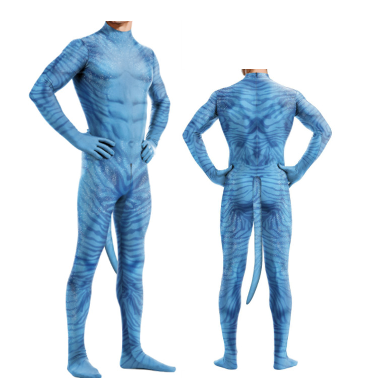 Аватар Путь воды Косплей Костю – обзор и цена Mens Fashion Jumpsuit