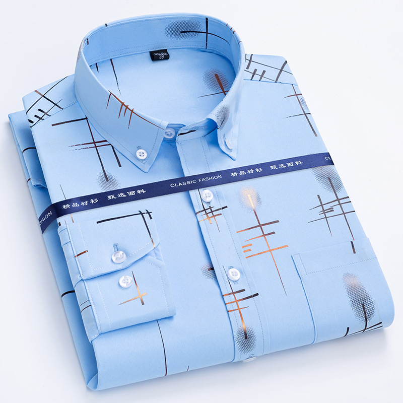 Рубашка мужская с длинным рука – обзор и цена Dress Shirt Non-Iron