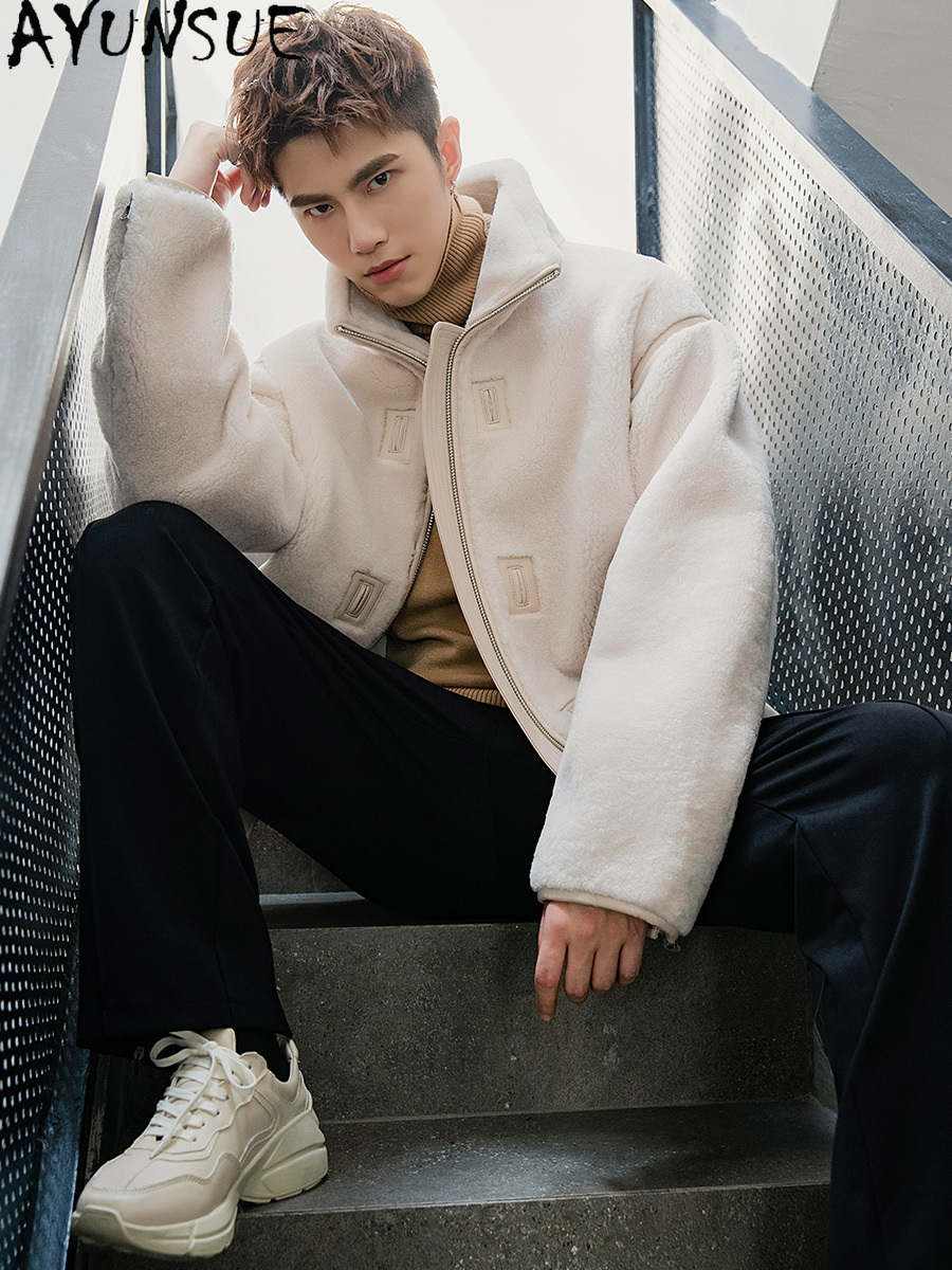 AYUNSUE натуральная овечья дуб – обзор и цена Mens Fashion Winter 2025