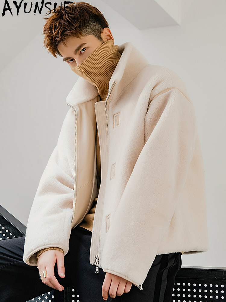 AYUNSUE натуральная овечья дуб – обзор и цена Mens Fashion Winter 2025