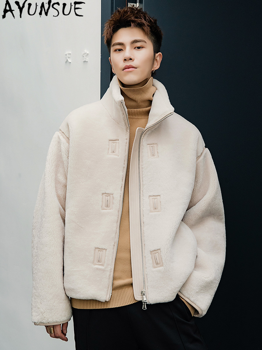 AYUNSUE натуральная овечья дуб – обзор и цена Mens Fashion Winter 2025