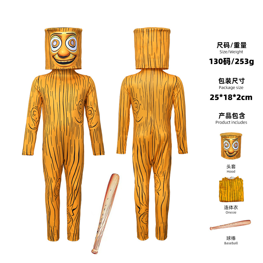 Коричневый мультяшный костюм З – обзор и цена Mens Fashion Jumpsuit