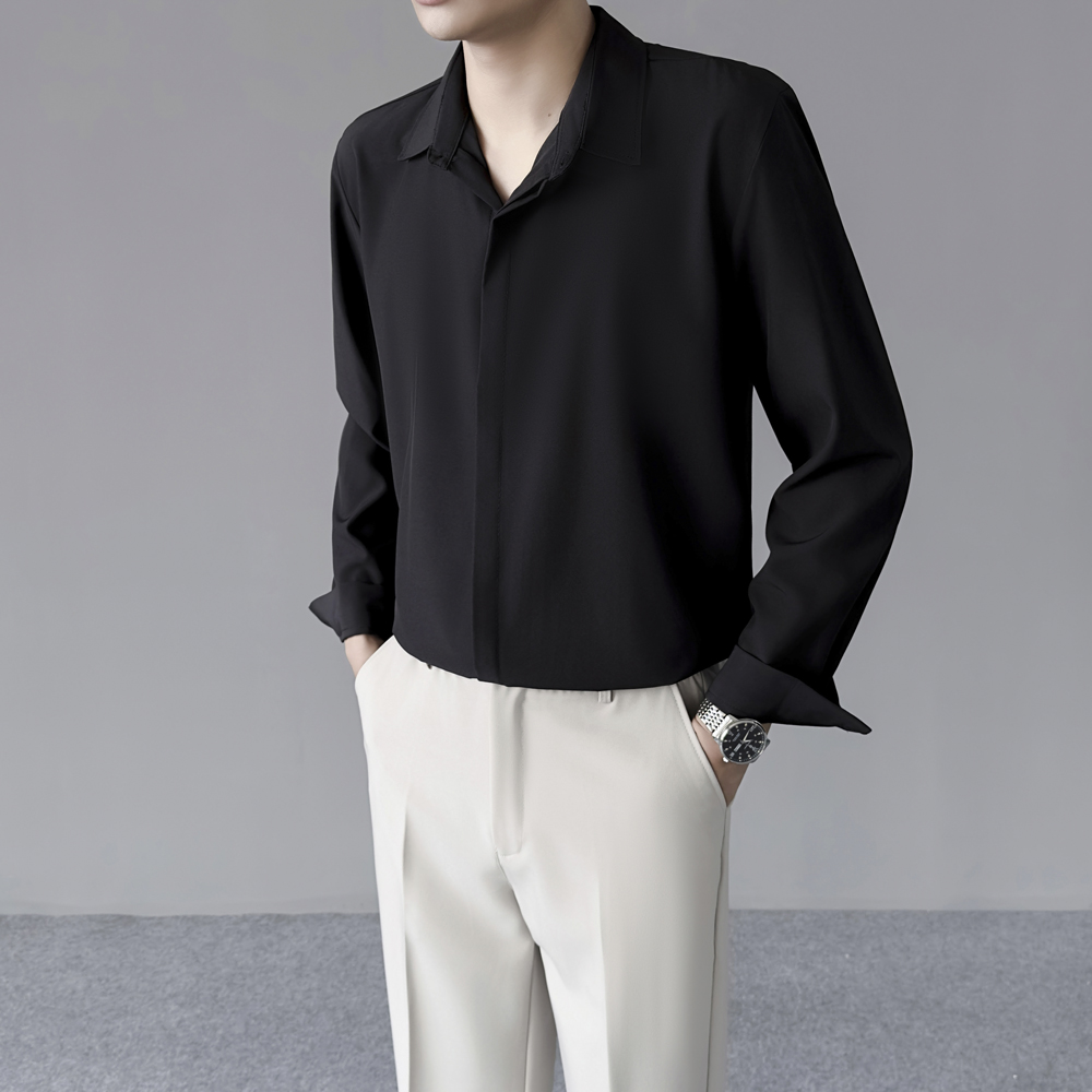 Мужская тонкая рубашка из охла – обзор и цена Dress Shirt Non-Iron