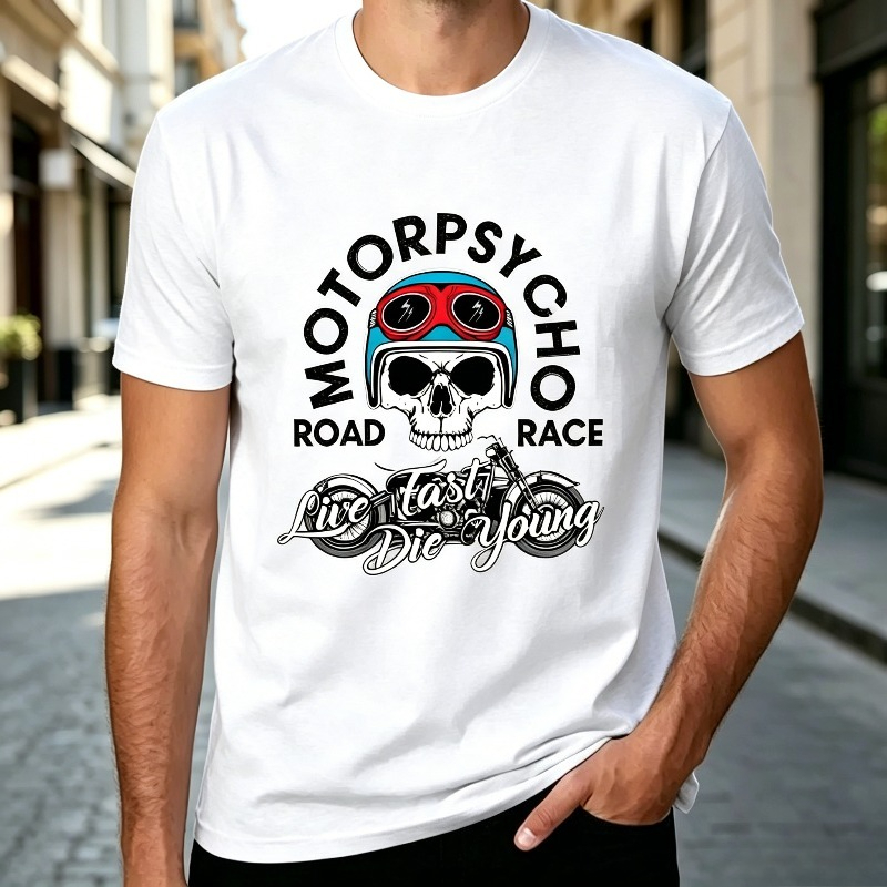 Футболка Motopsyco Biker Skull – обзор и цена Men'S Fashion Quotes
