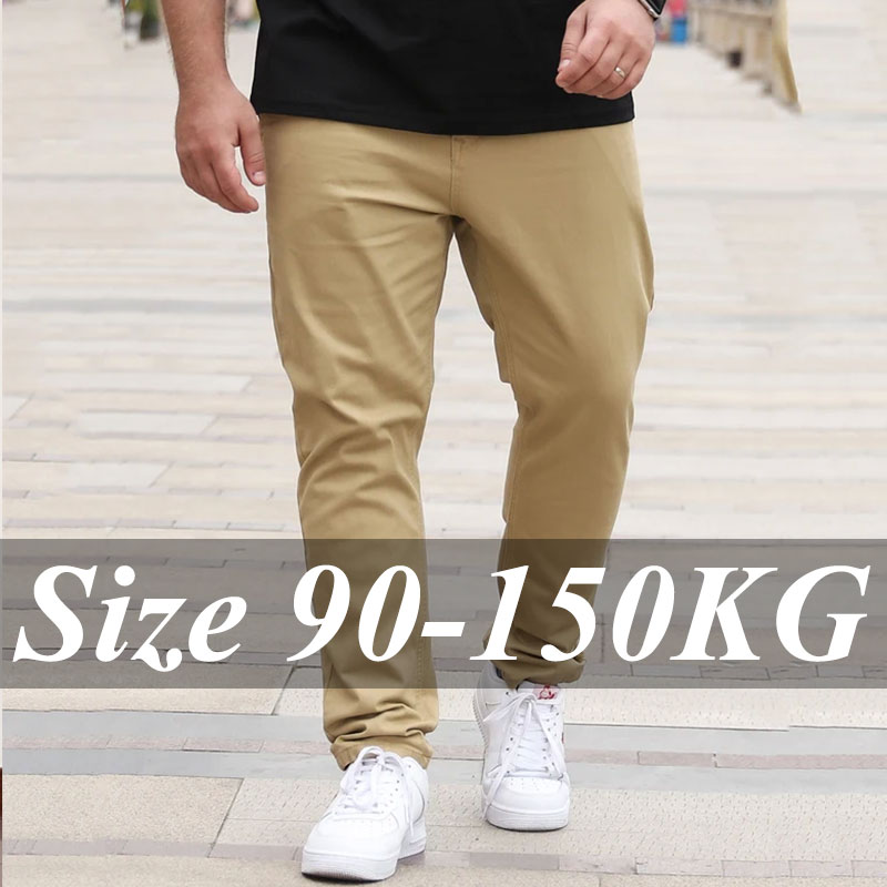 Мужские брюки размера плюс 36- – обзор и цена Men'S Fashion Khaki Pants