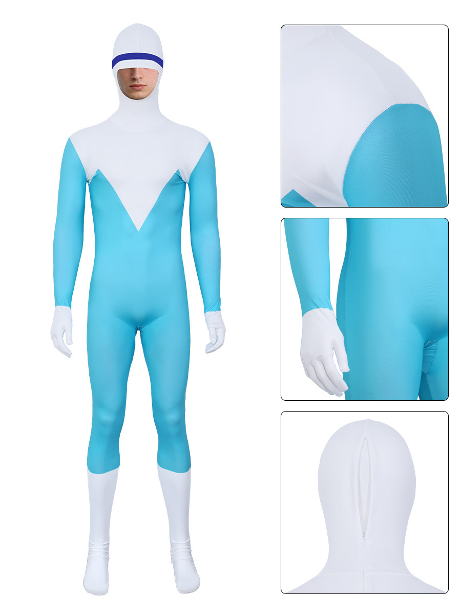 Костюм для косплея «Суперсемей – обзор и цена Mens Fashion Jumpsuit