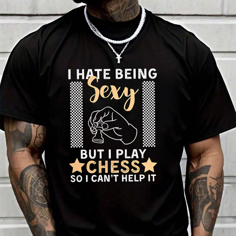 Забавная футболка с шахматной  – обзор и цена Men'S Fashion Quotes