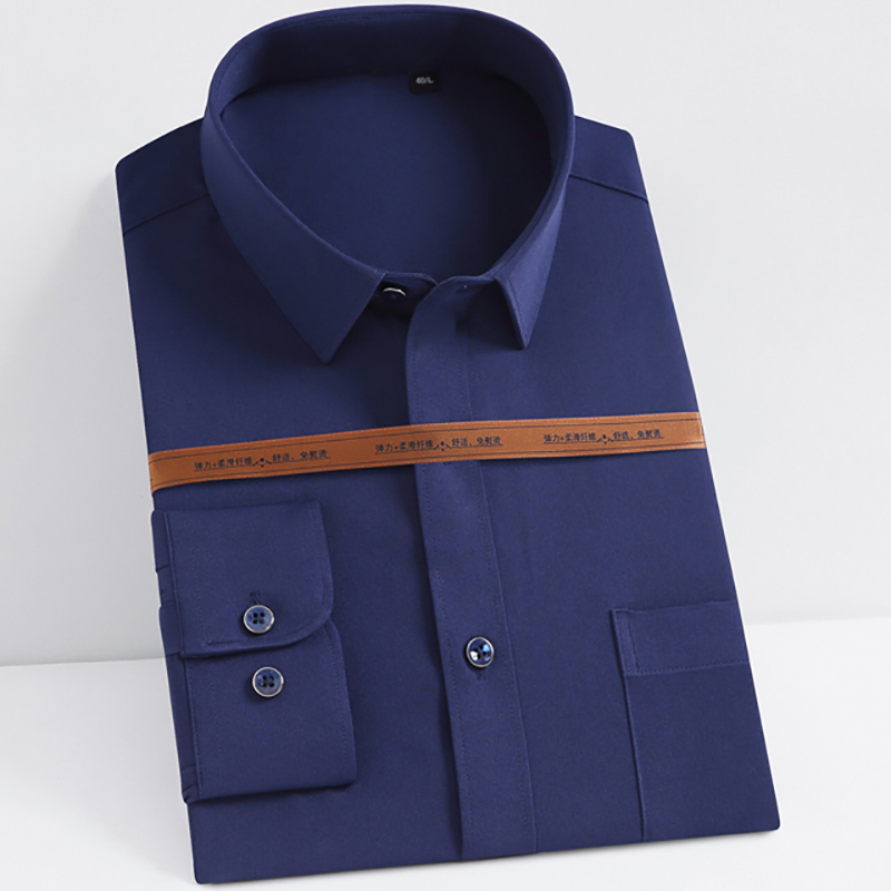 Рубашка мужская стрейчевая с д – обзор и цена Dress Shirt Non-Iron